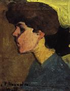 Amedeo Modigliani Head of a Woman in Profile France oil painting artist
